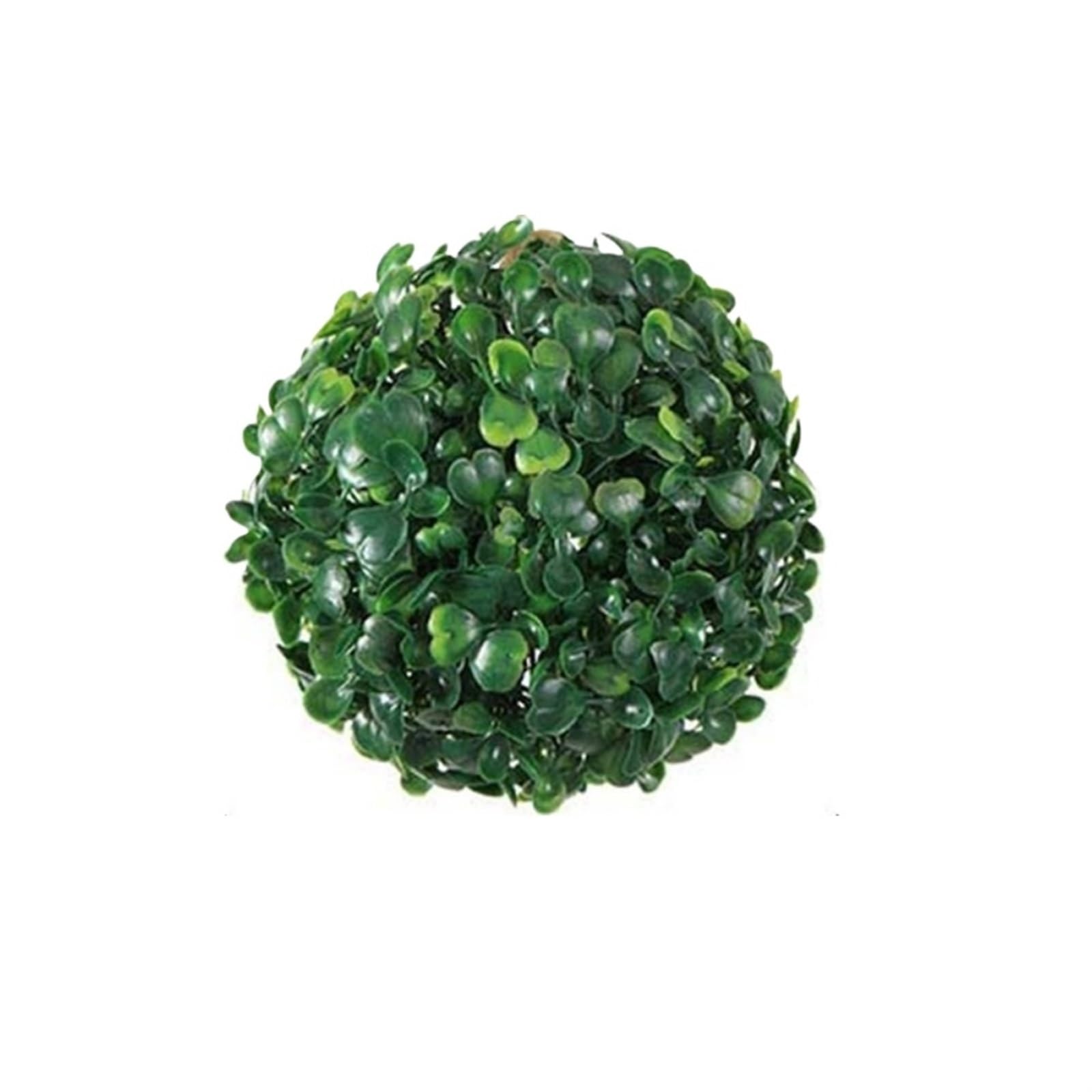 YUPLIODSX Artificial Topiary Balls Artificial Plant Boxwood Topiary Ball Faux Plants Decorative Grass Balls For Home Patio Garden Balcony Wedding Decoration(13CM)