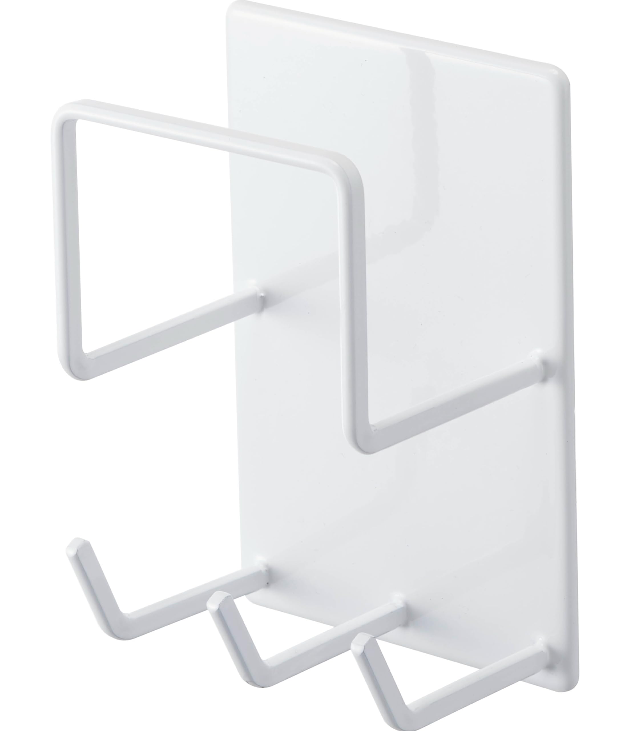tower マグネットバス用品　6点セット ホワイト tower/タワー マグネットバスルームバスケット ワイド 通販