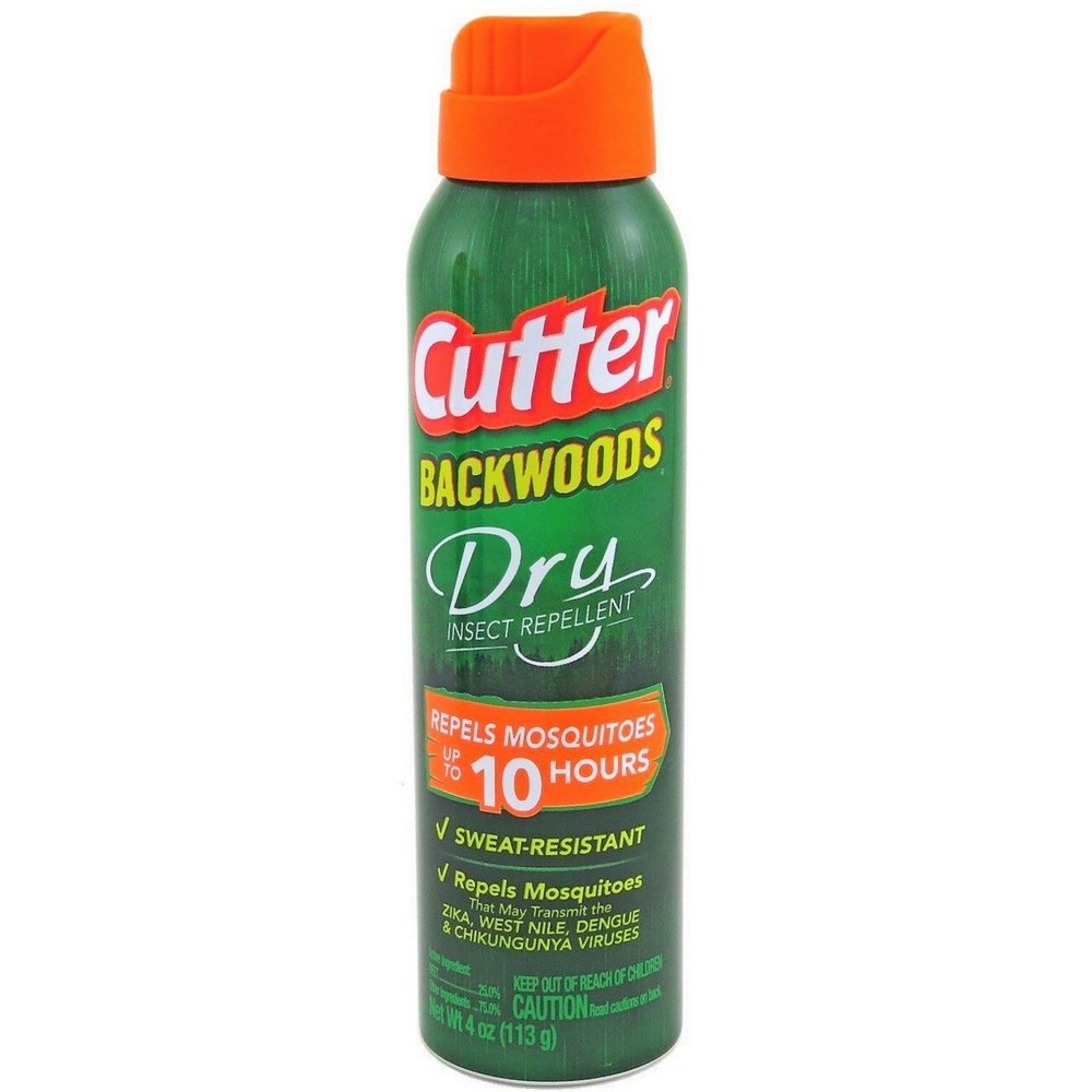 CutterBackwoods Dry Insect Repellent Spray 4 oz (Pack of 3)