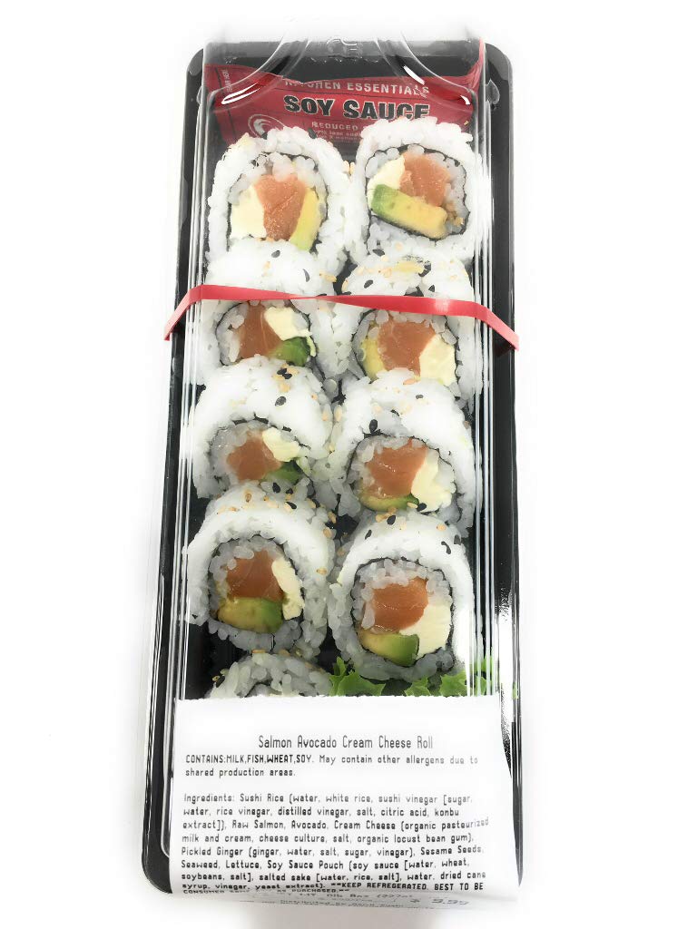 Genji Sushi Salmon Avocado With Cream Chee, 8.68 OZ