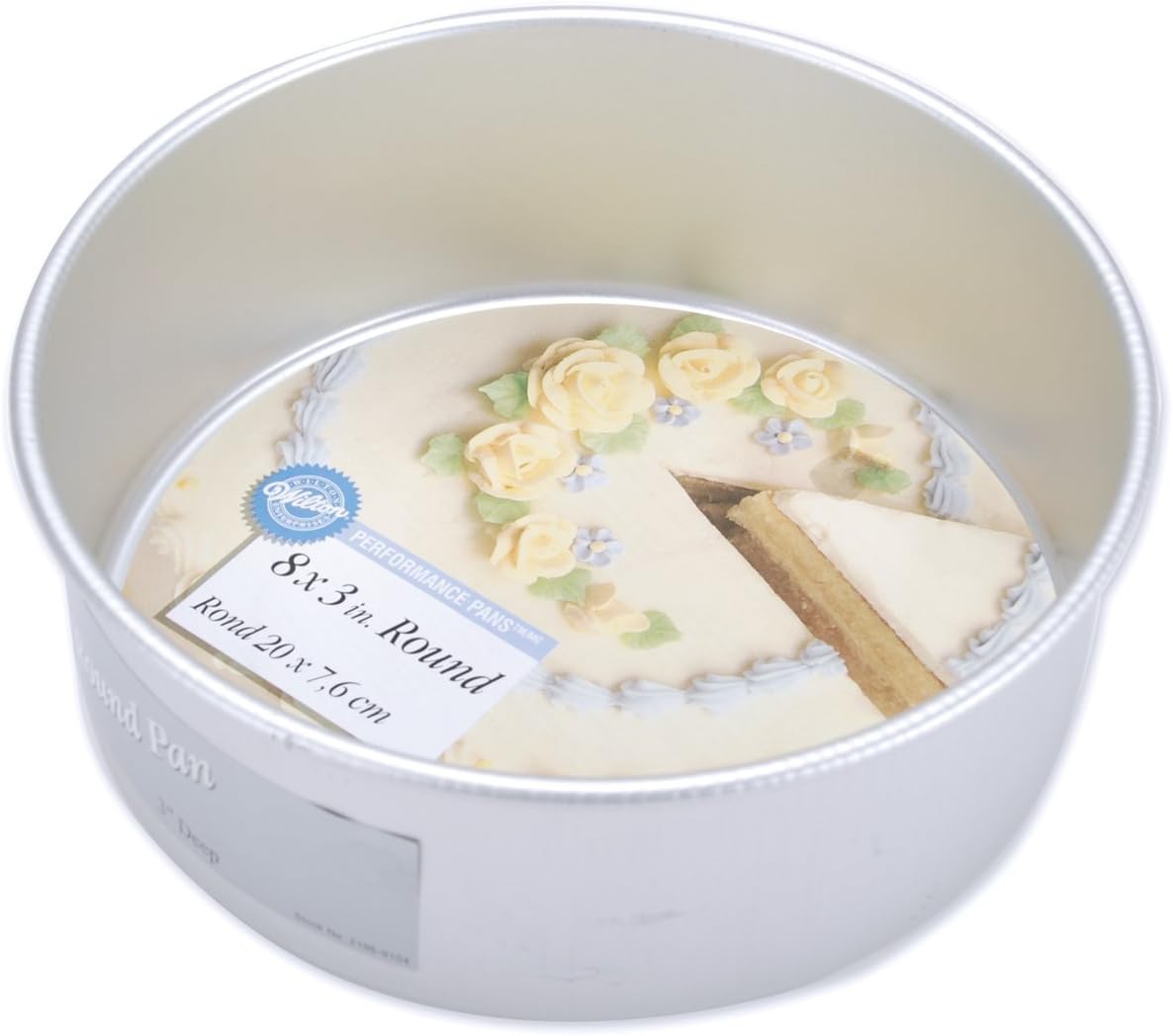 Wilton Performance Pans Aluminum Round Cake Pan, 8-Inch Cake Pan