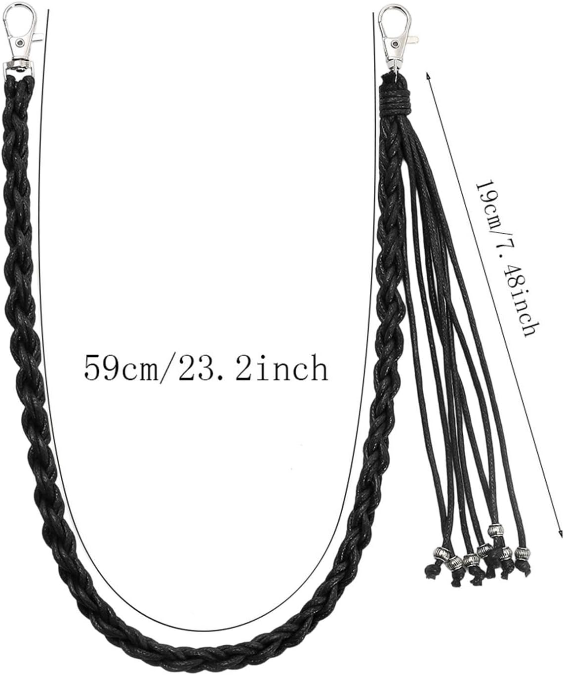 Pants Chain, Fashion Clothing Accessory With Lobster Clasps, 59cm Accessory image 5