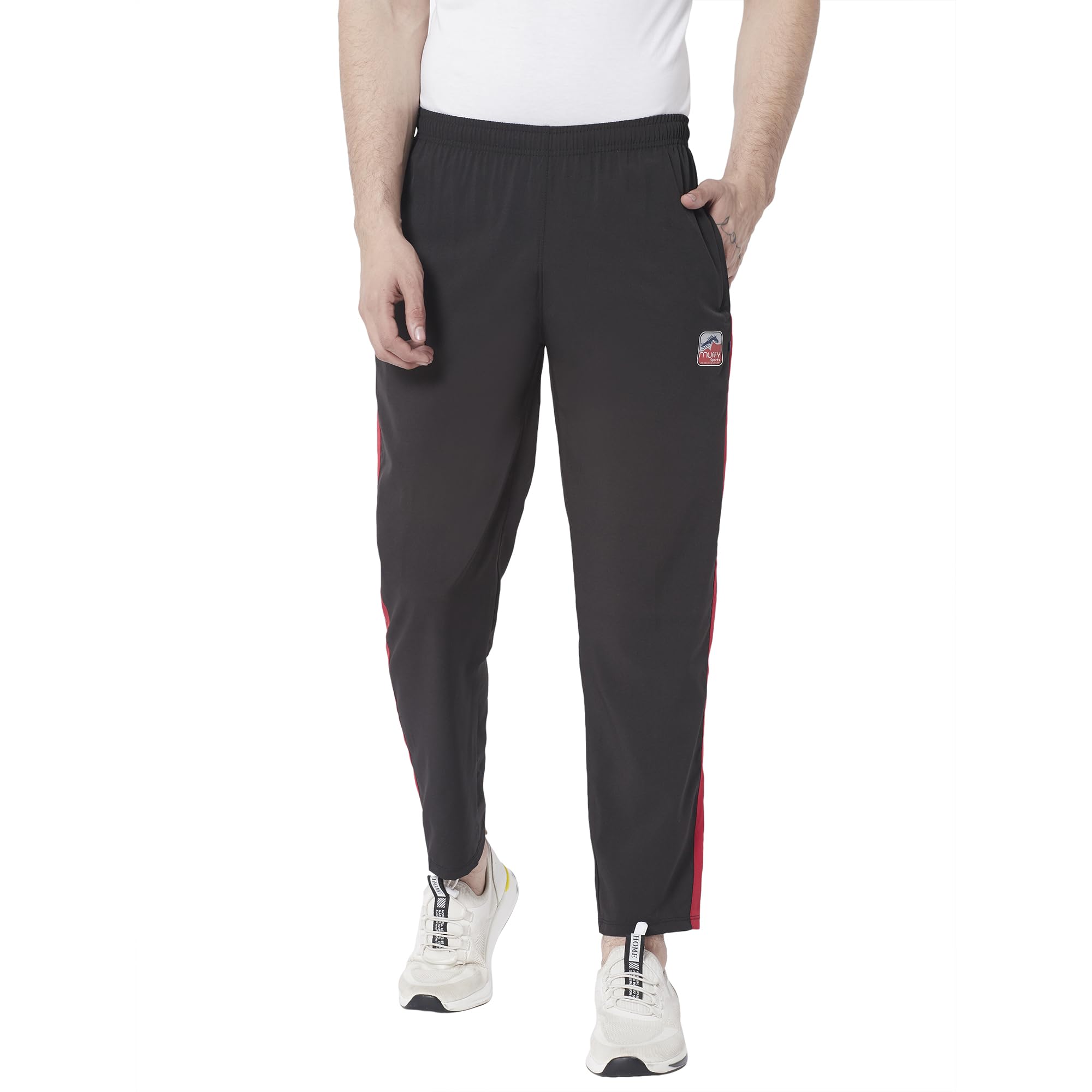 muffy Men's Regular Fit Running Gymwear Yoga Sports Cricket Trackpants with Two Mobile Zipper Pockets & Dryfit Cotton Polyester Blend Fabric with Elastic Closure-MM3402-picture-44