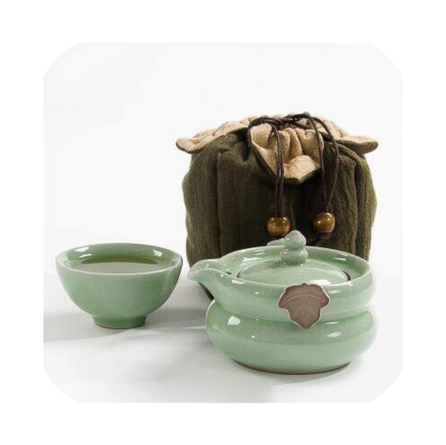 TYUHDUYUR Drinkware Coffee Tea Sets Ceramic Teapot Kettle Teacup Porcelain Portable Travel Tea Set Chinese Tea Set (11 Travel Tea Sets) (8 Travel Tea Sets)