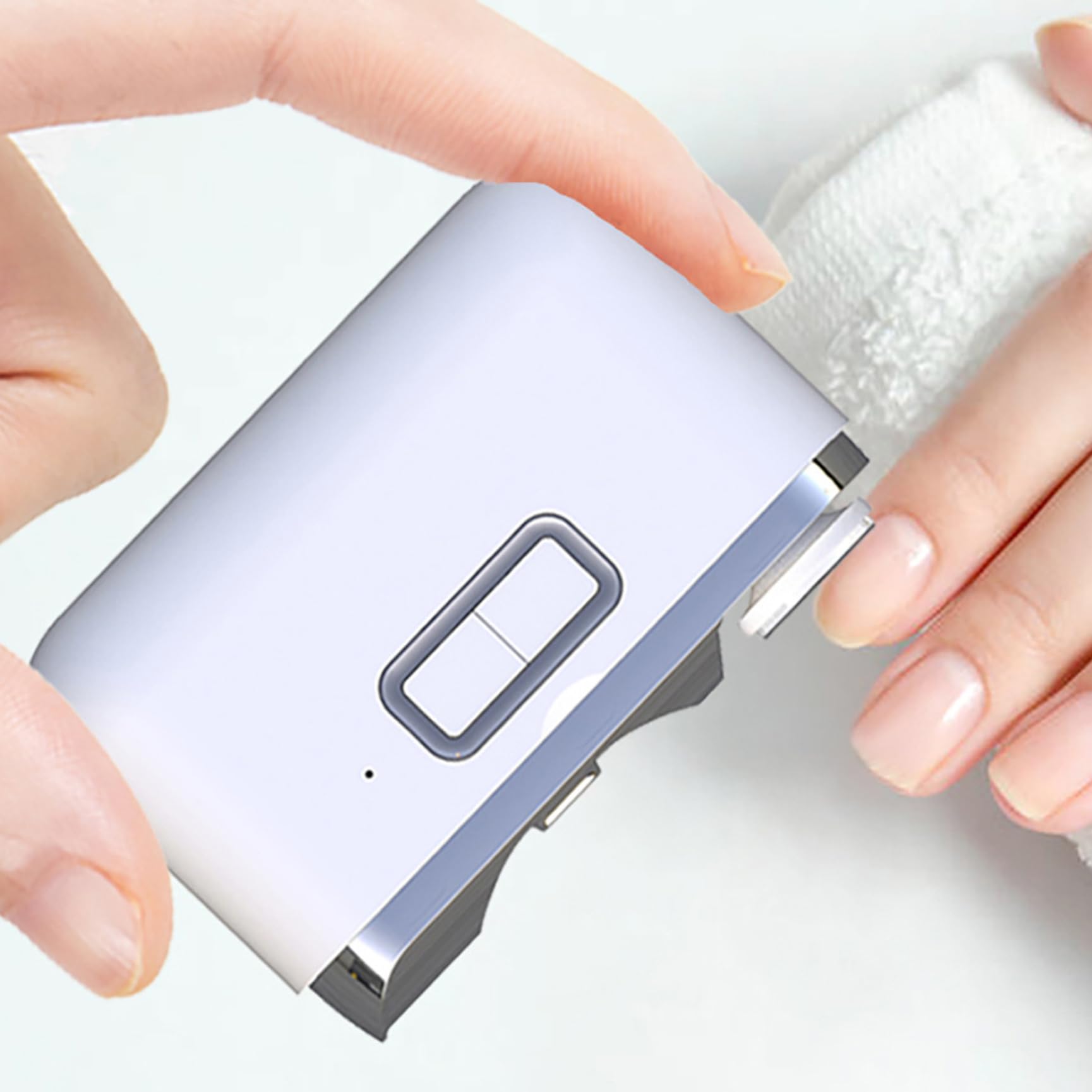 Cortauñas y lima eléctrica automática 2 en 1, cortaúñas segura para adultos, personas mayores, bebés y niños con pulido suave, diseño de fácil agarre..