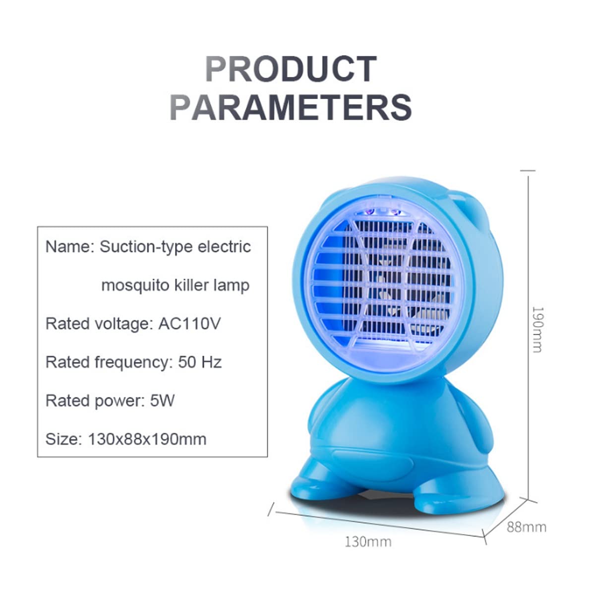 Lámpara antimosquitos, Asesino de Mosquitos con Descarga eléctrica portátil para el hogar: Control físico silencioso de Mosquitos, Ahorro de energía, Asesino de Mosquitos para Interiores y e