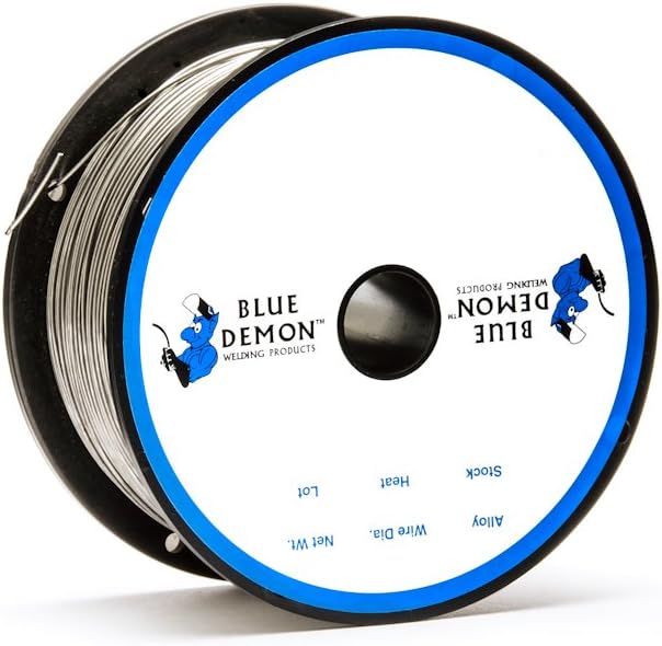 Blue Demon 308LFC-O X .035 X 1# Spool stainless steel flux cored gasless welding wire