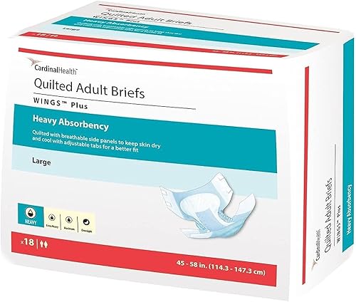 Miniatura 3 de Cardinal 75343101 Wings - Maletín para incontinencia de gran absorción, color azul, talla L, paquete de 18