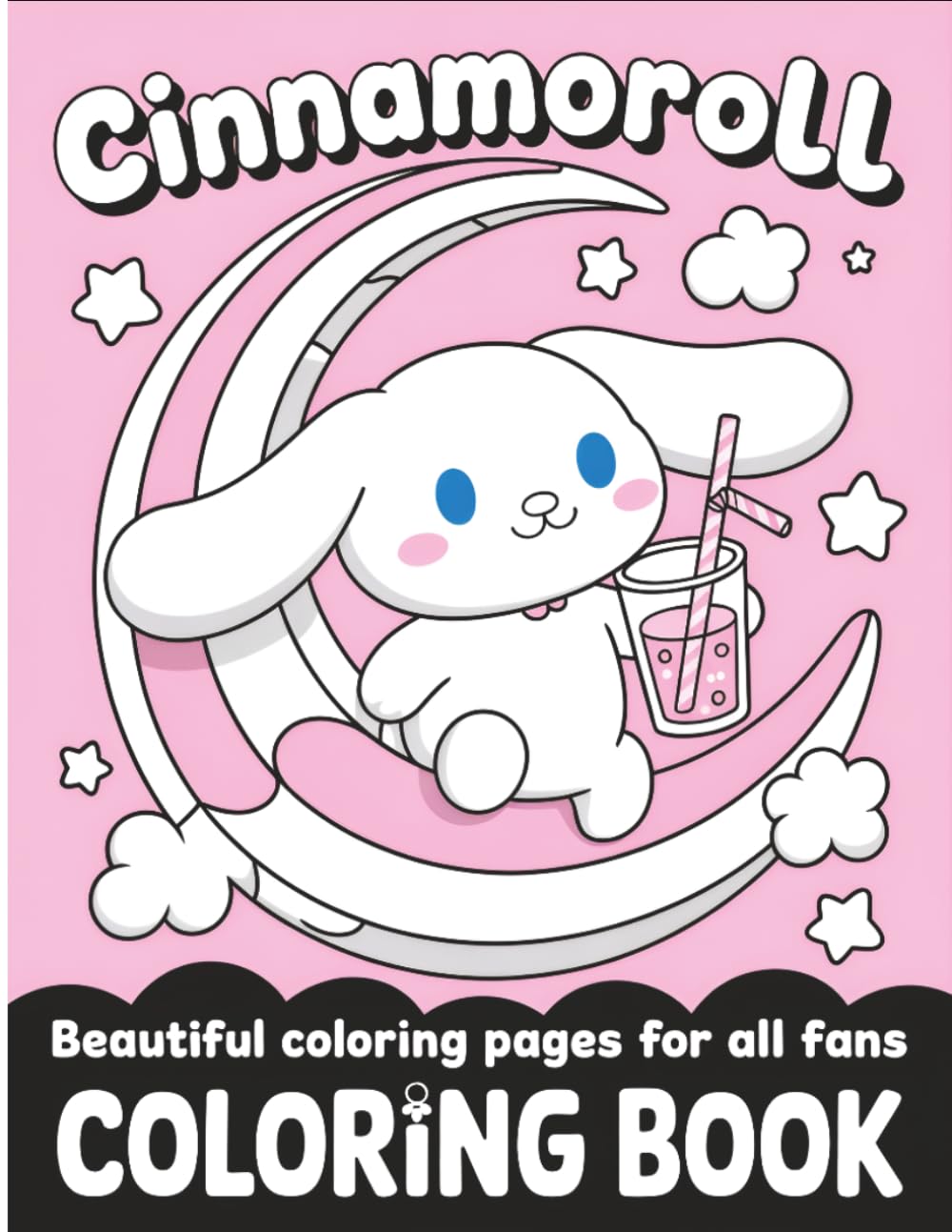 Coloring Book: Cinnamorol Simple & Relaxing Designs for Stress Relief