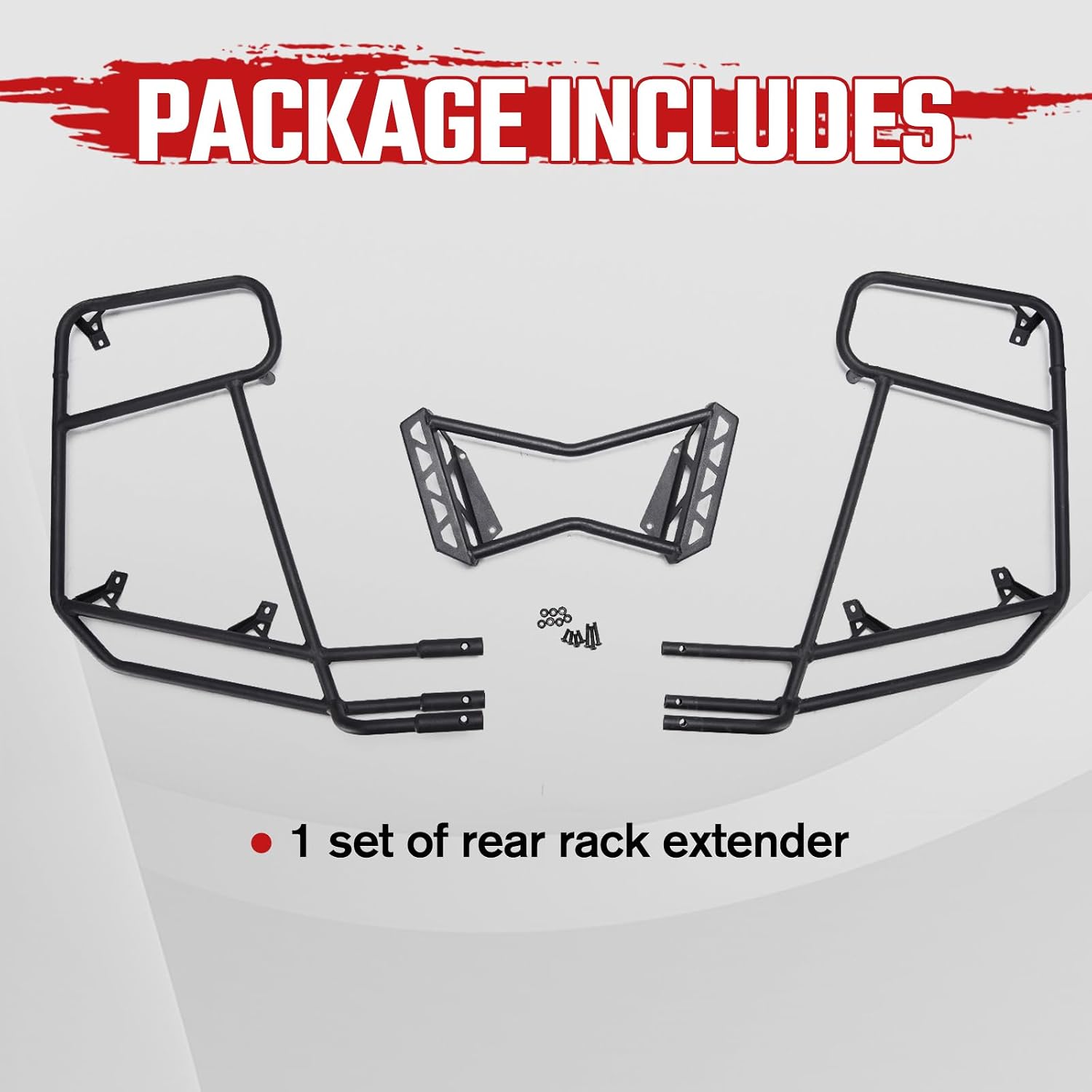 A & UTV PRO Rear Rack for Polaris Sportsman 850/850 SP/XP 1000 / XP 1000 S 2017-2025, Heavy Duty Steel ATV Basket Luggage Cargo Back Racks Extender Accessories, Replace OEM # 2883258