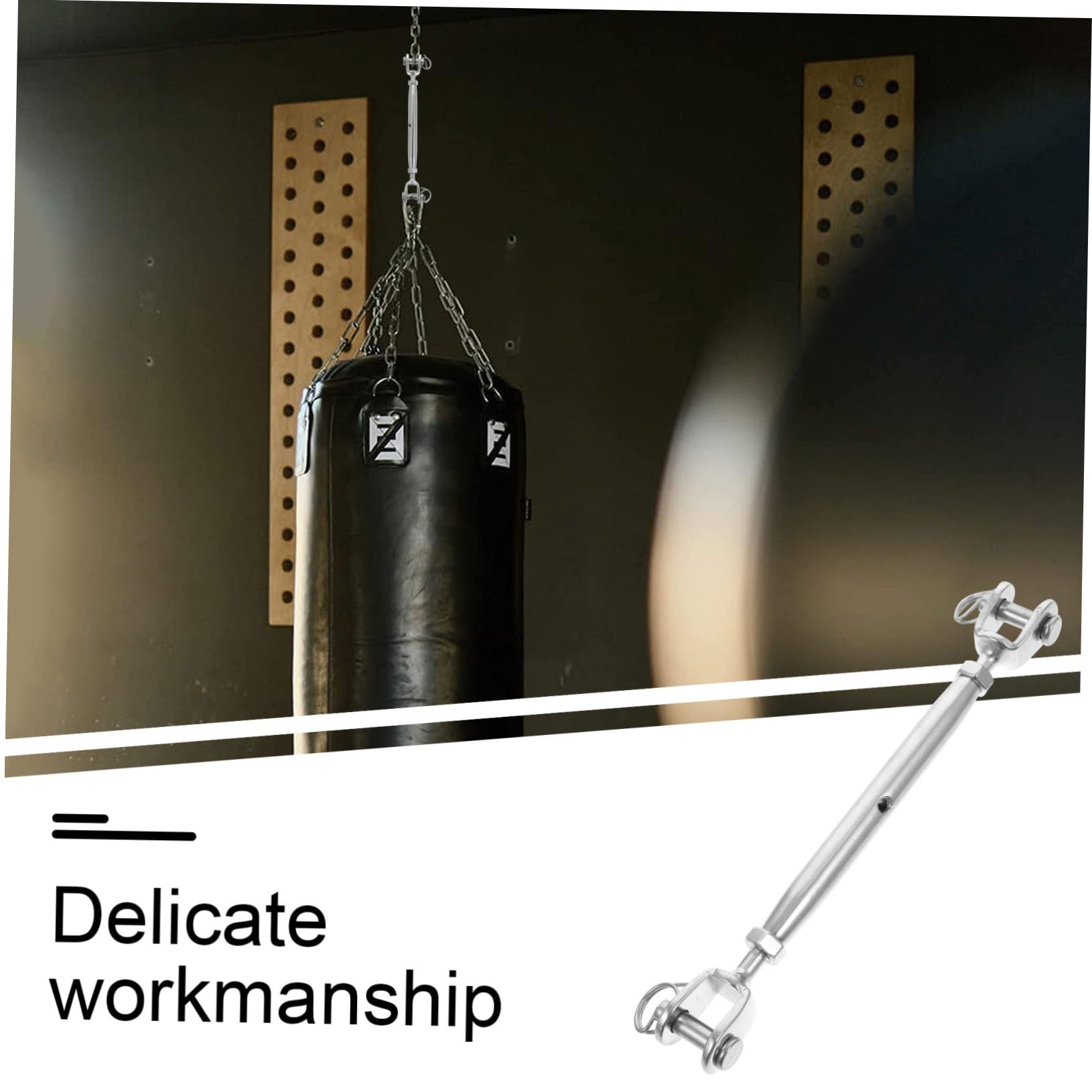 COSMEVIVI Stainless Steel Closed Body Turnbuckle Screw Wire Closed Wire Rigging Screw