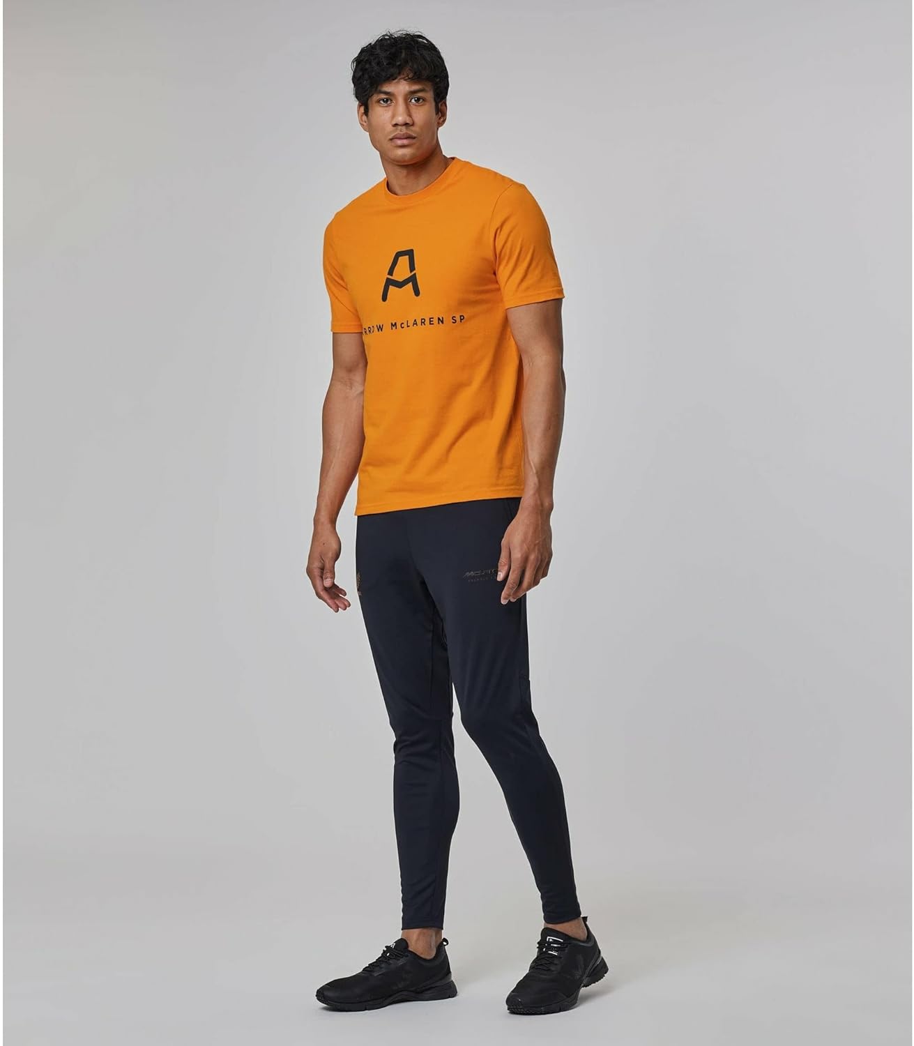 McLaren Indy Car Men's Core Logo Drivers T-Shirt -Papaya - Image 6