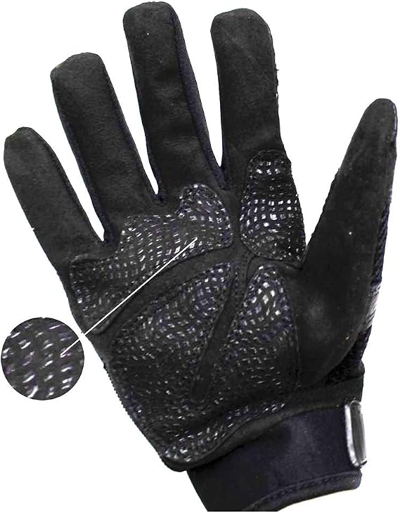 HAWK Men's Extra Large Gloves | Breathable Synthetic | Silicone Dotted Grip | Adjustable Wrist Ideal for Work & Driving | Ensures Dry & Comfortable Hands