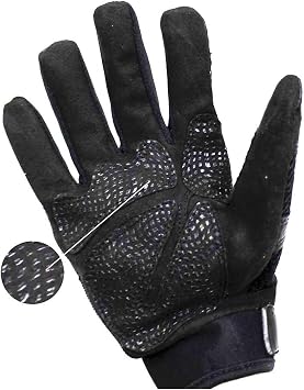 HAWK Men's Extra Large Gloves | Breathable Synthetic | Silicone Dotted Grip | Adjustable Wrist Ideal for Work & Driving | Ensures Dry & Comfortable Hands