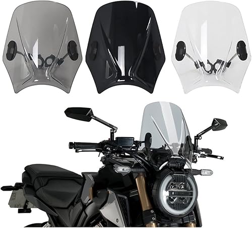 Miniatura 5 de Carenado de parabrisas de motocicleta para MT-03 para MT03 para MT 03 2006-2022 parabrisas ajustable de motocicleta (color : 3)