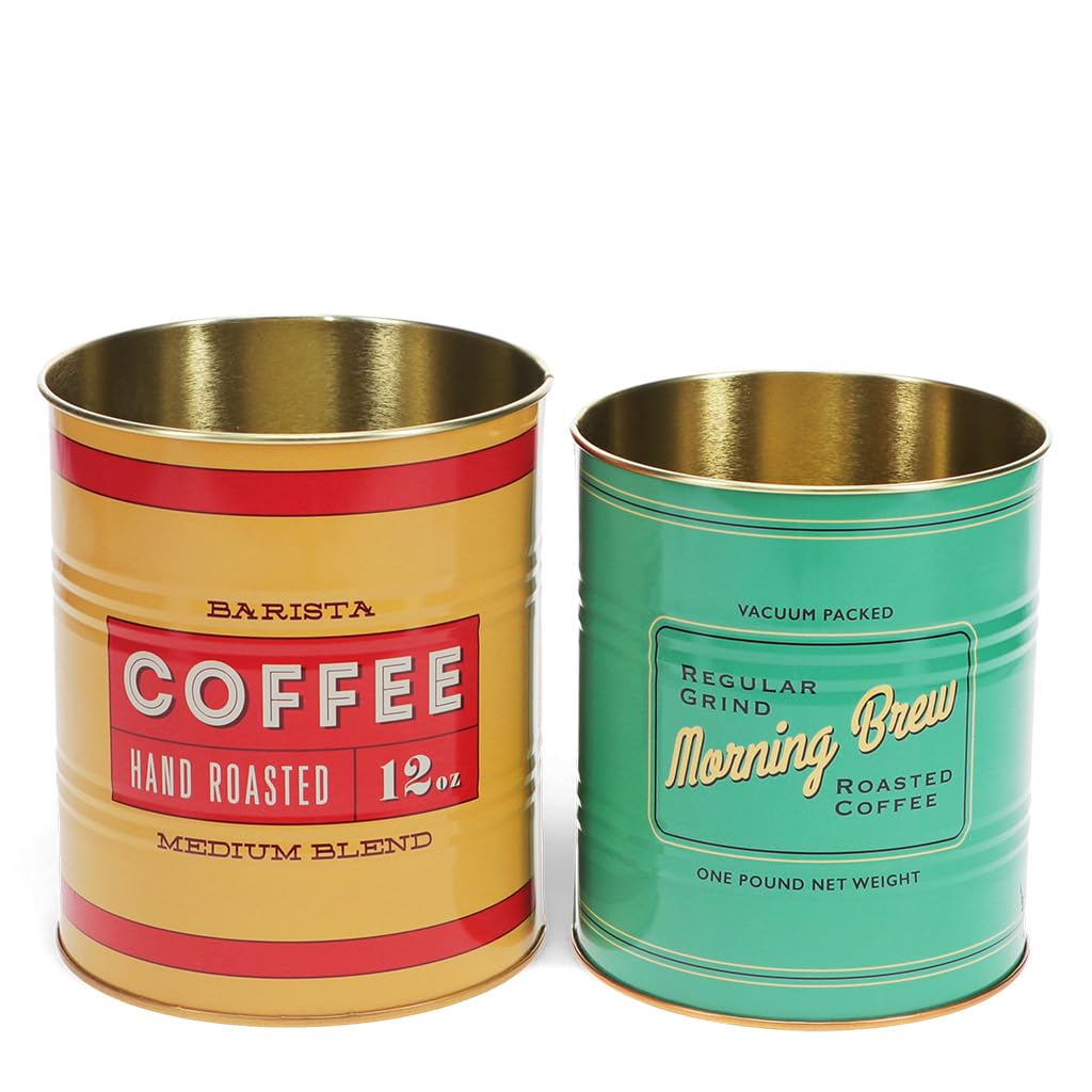 Rex London Bleu Storage Box Vintage Coffee (X2)