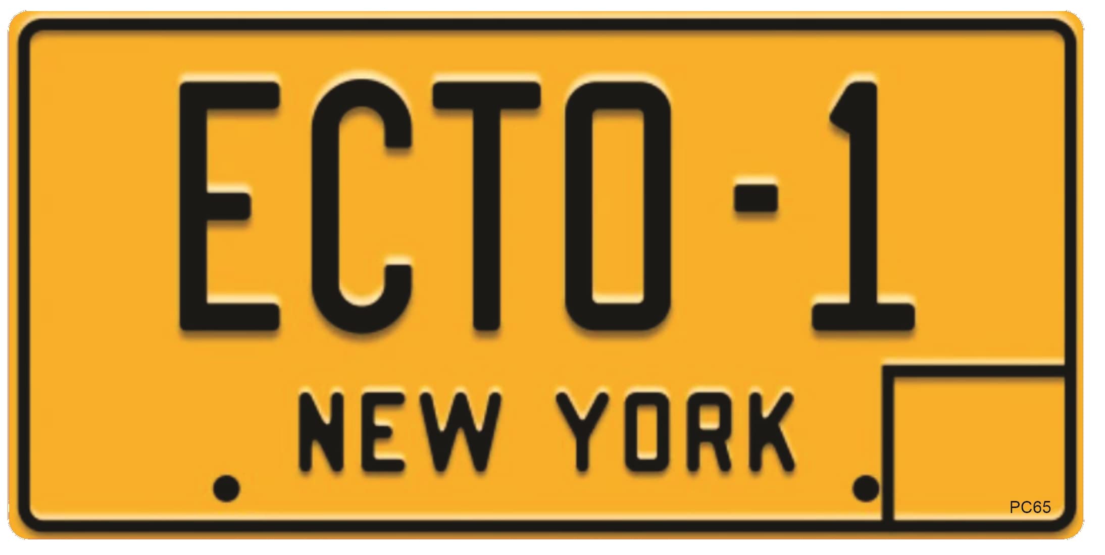 Imán para coche Ecto-1 Gear Tatz de 2.75 x 9.5 pulgadas importado de EE. UU.