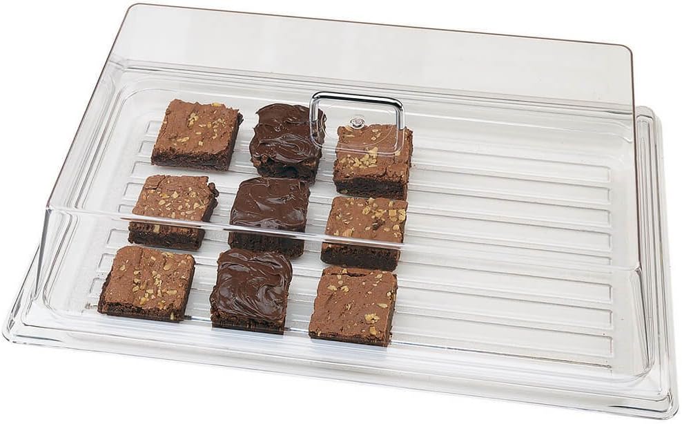 Cambro RD1220CW135 Camwear Display Rectangular Cover, Clear, 12" x 20"