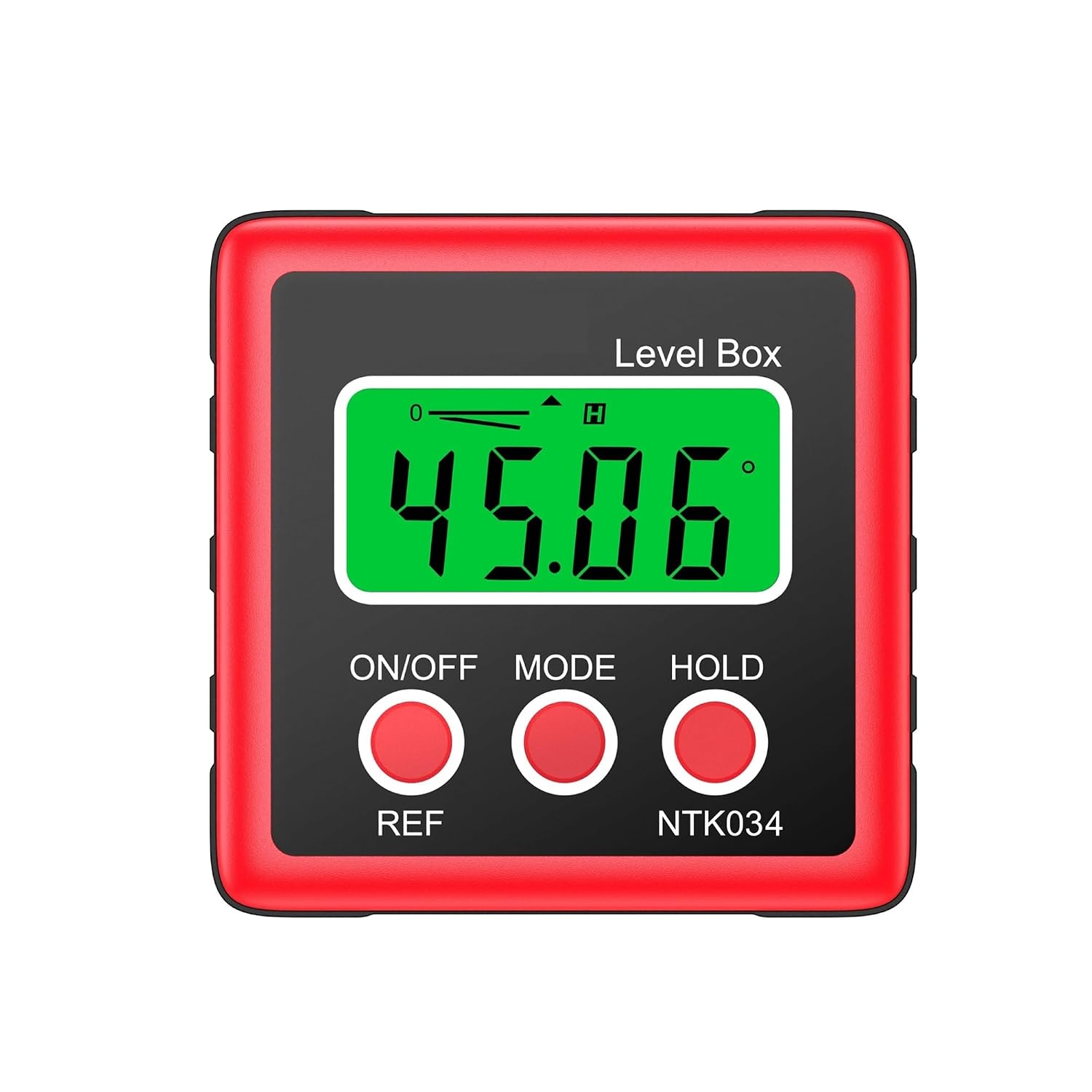 Aluminum Alloy Angle Measuring Instrument Digital Protractor Level(Blue)