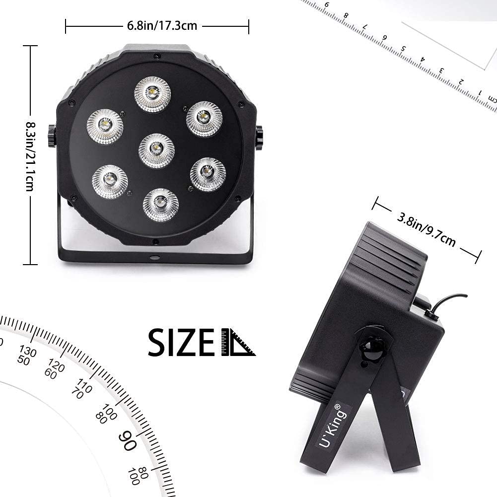 Amazon.co.jp: Ledパーライト、7つの照明モードと自動Dmxを備えた7Led