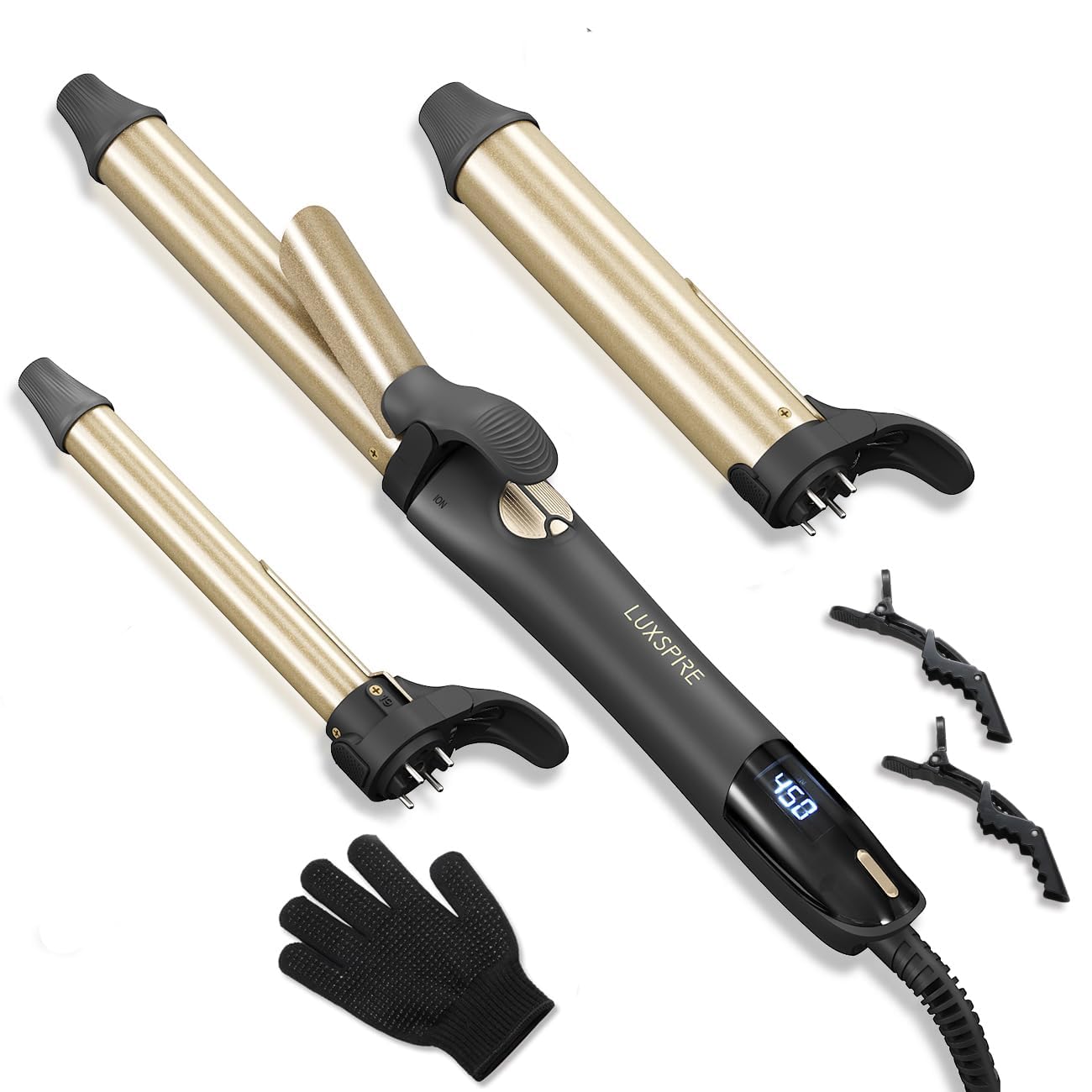 CHI Interchangeable Curling Wand Kit - Gold open Box Chi Barbie Curling Wand | eBay main image 3