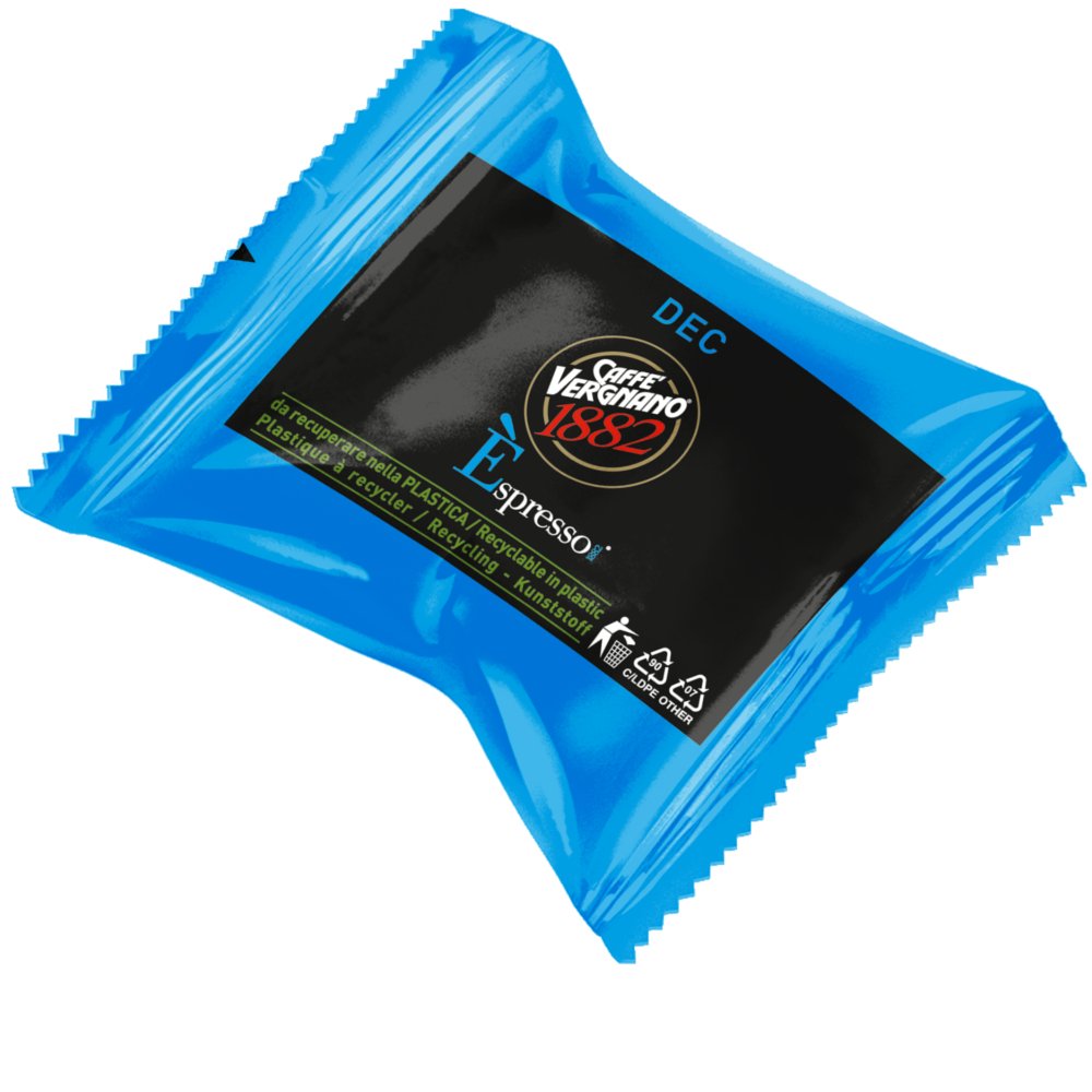 Caffè Vergnano 1882 Èspresso Capsule Caffè Compatibili Nespresso, Decaffeinato - 12 confezioni da 10 capsule (totale 120)