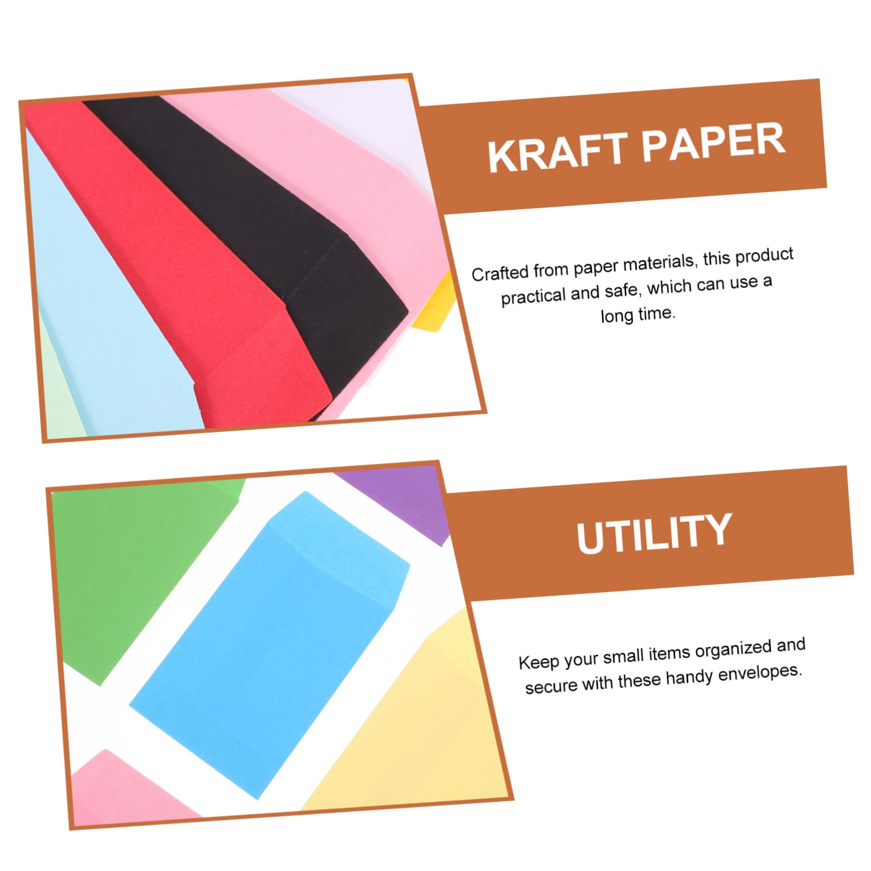 TOPBATHY 5 Series Sobre De Semillas Suministros Escolares Sobres Lista Diminuto Pequeño Paquetes De Almacenamiento Pequeñas Bolsas De Papel Sobre De Almacenamiento De Papel 160 Piezas X 5