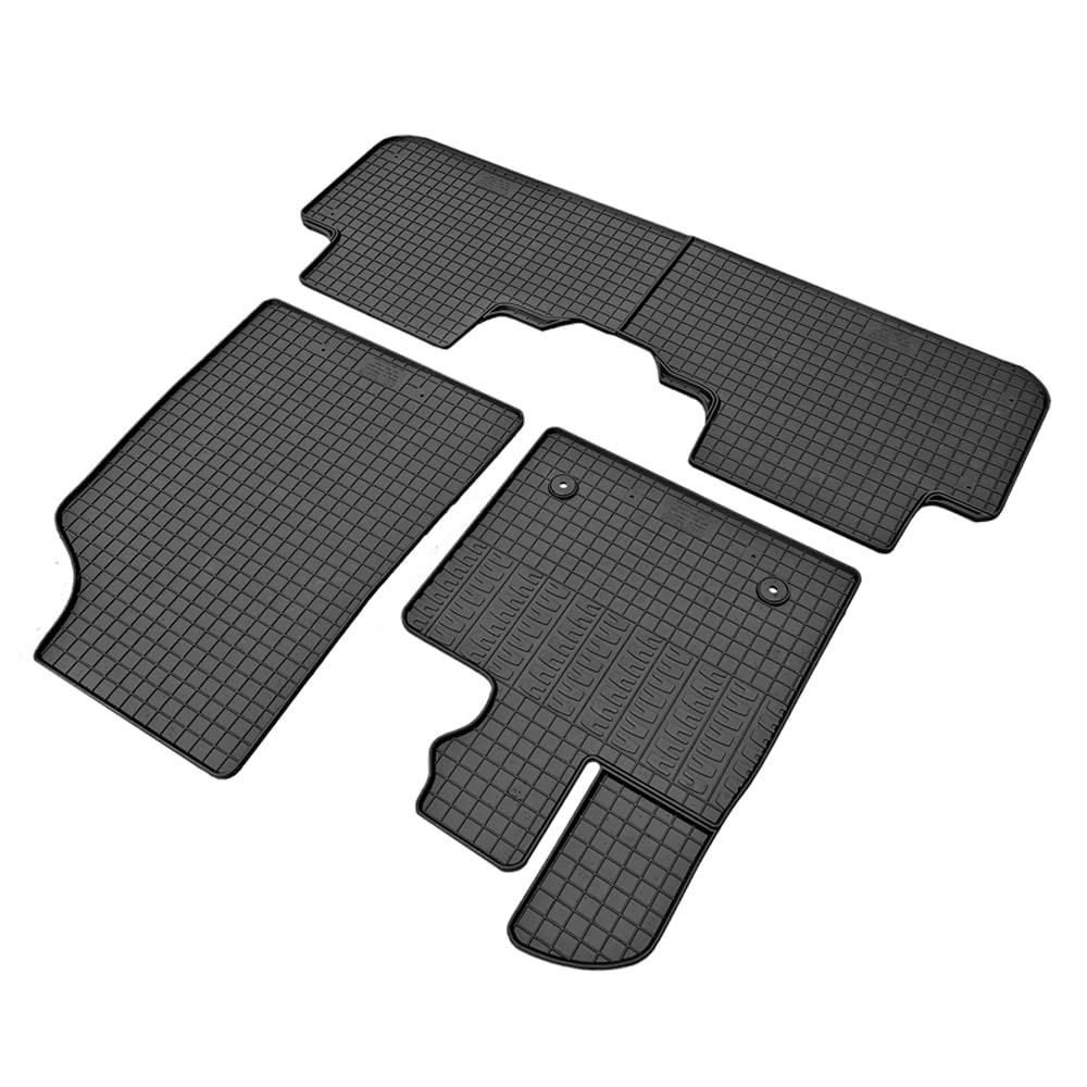 Satz Gummimatten kompatibel mit BYD Seal U (EV) & Seal U DM-i (PHEV) 2024- (4-teilig + Montagesystem), Schwarz