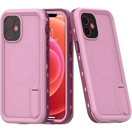 Amazon Co Jp 防水 Iphone 12ケース 完全防水 頑丈 防塵 Magsafe 充電対応 薄型 軽量 耐衝撃 スタンド機能 アウトドア ストラップ付き Ip68米軍規格 360度全面保護 両面カバー アイフォン12 防水 カバー スマホ防水ケース 保護タッチパネルスクリーン付き ストラップ付き