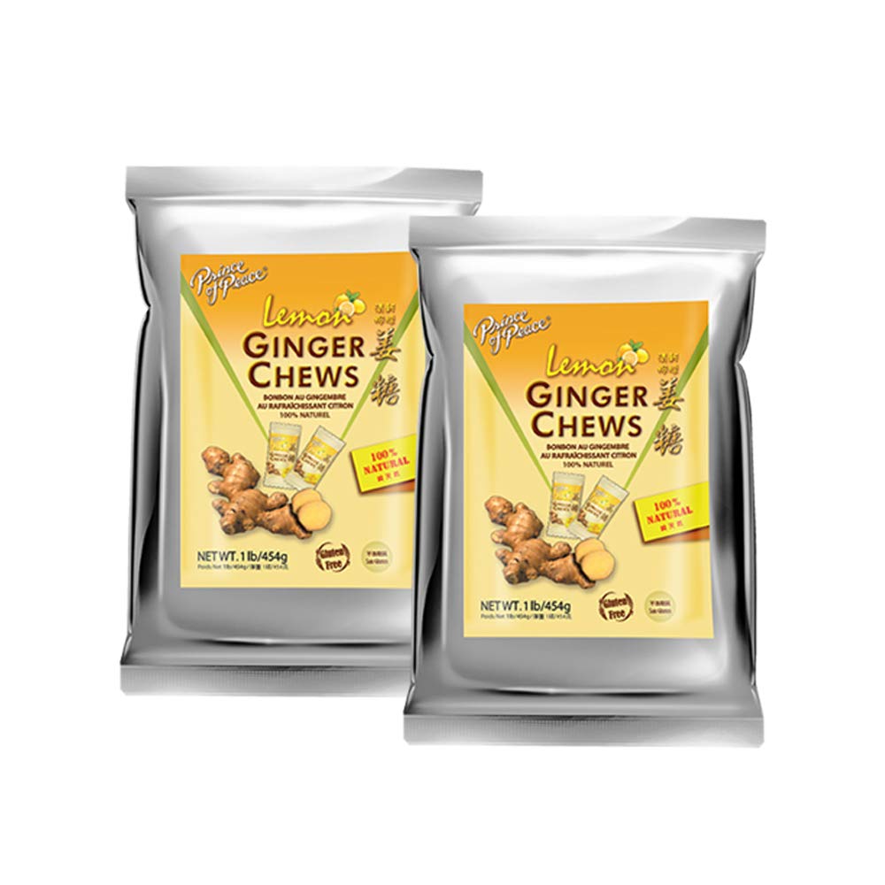 Prince of Peace Ginger Chews With Lemon, 1 lb. Candied