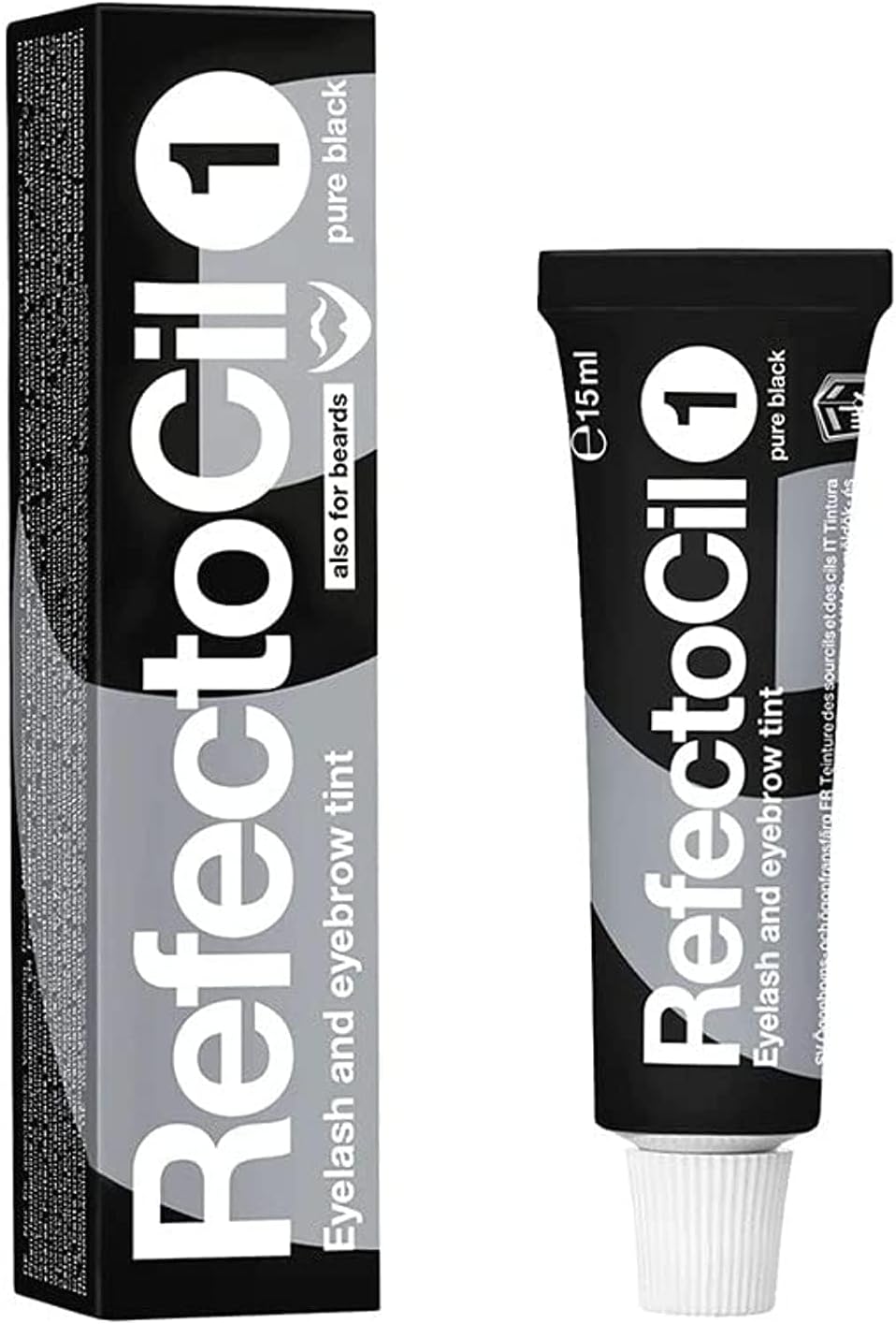 Refectocil Eye Lash & Eye Brow Tint 1 Pure Black, 15 ml