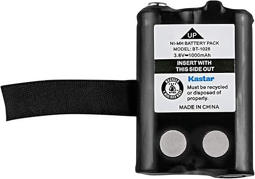 Miniatura 2 de Kastar Paquete de 2 baterías Ni-MH de repuesto para Uniden BT-1028, 58037235E y walkie talkies de radio de 2 vías Uniden GMR3040-3CK GMR3040-2CK