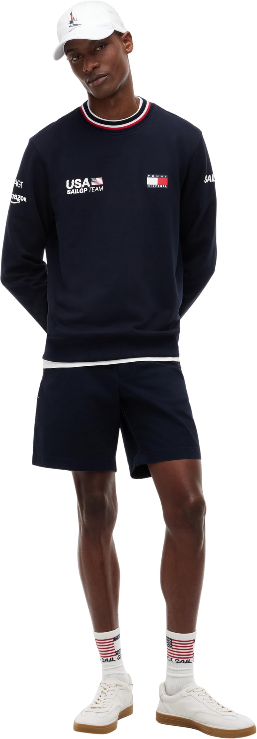 Tommy Hilfiger Us Sailgp Replica Crewneck Mw0mw44685 Felpa Pullover Uomo