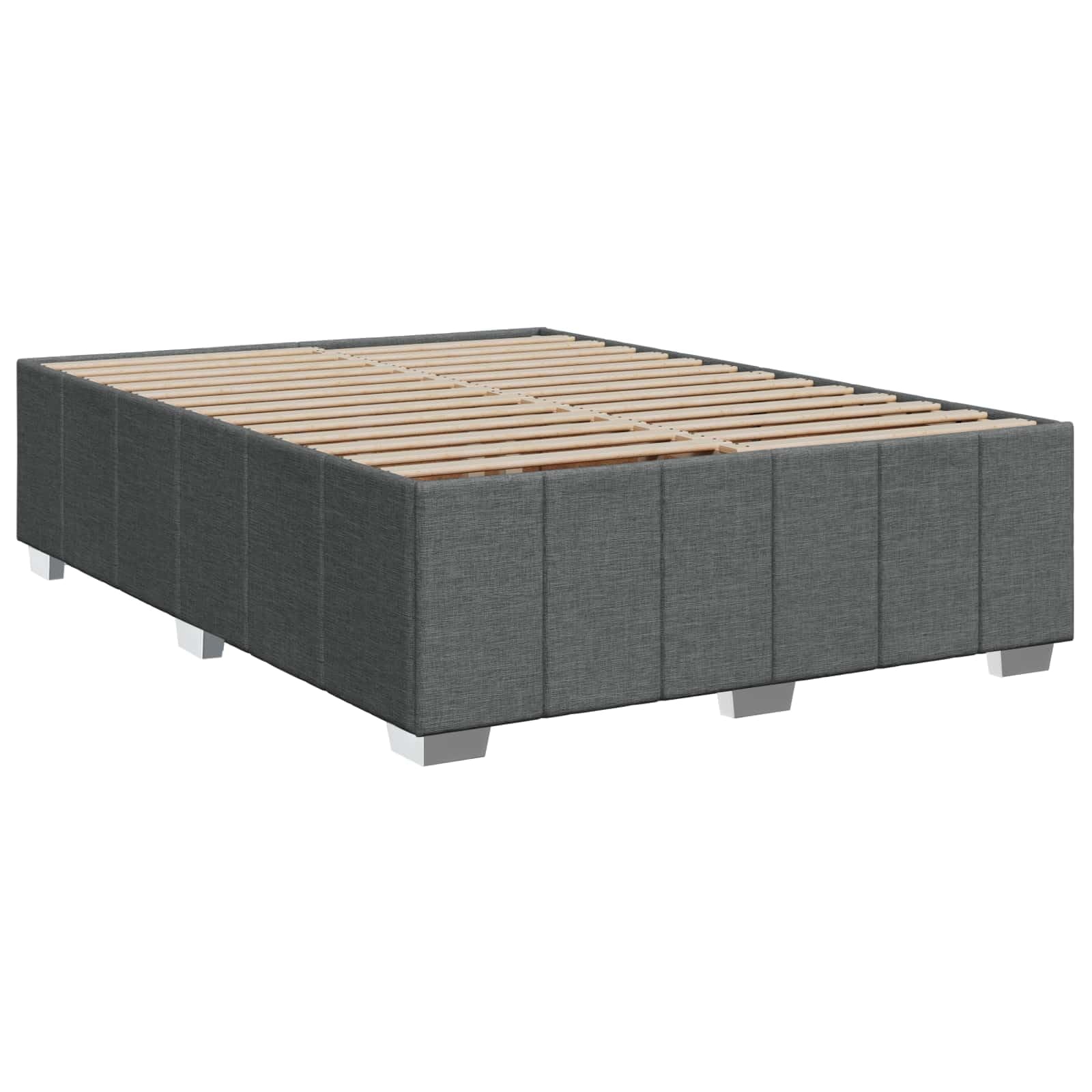 Boxspringbett mit Matratze dunkelgrau 160 x 200 cm