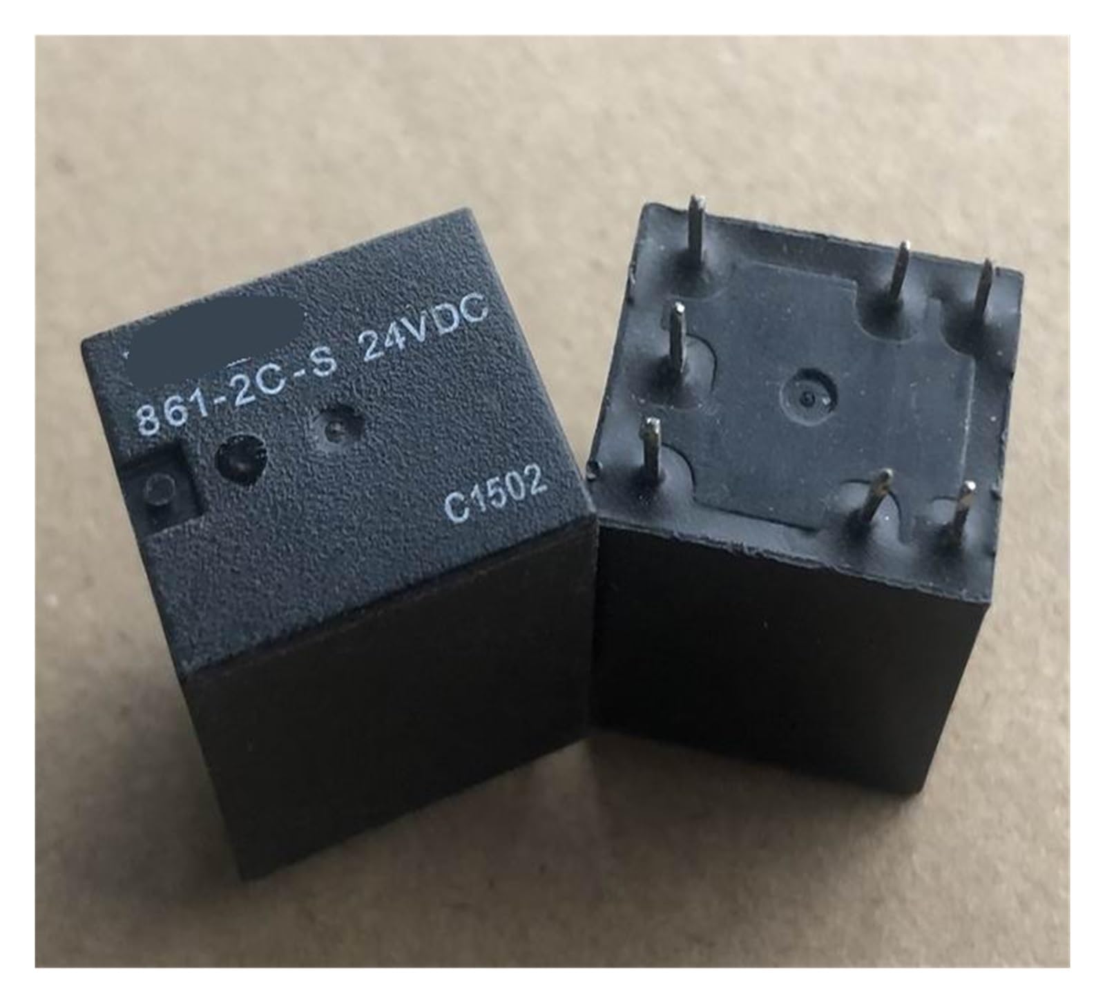 Relé de 7 pines 861-2C-S 24 VCC para sustitución de componentes y control de circuitos