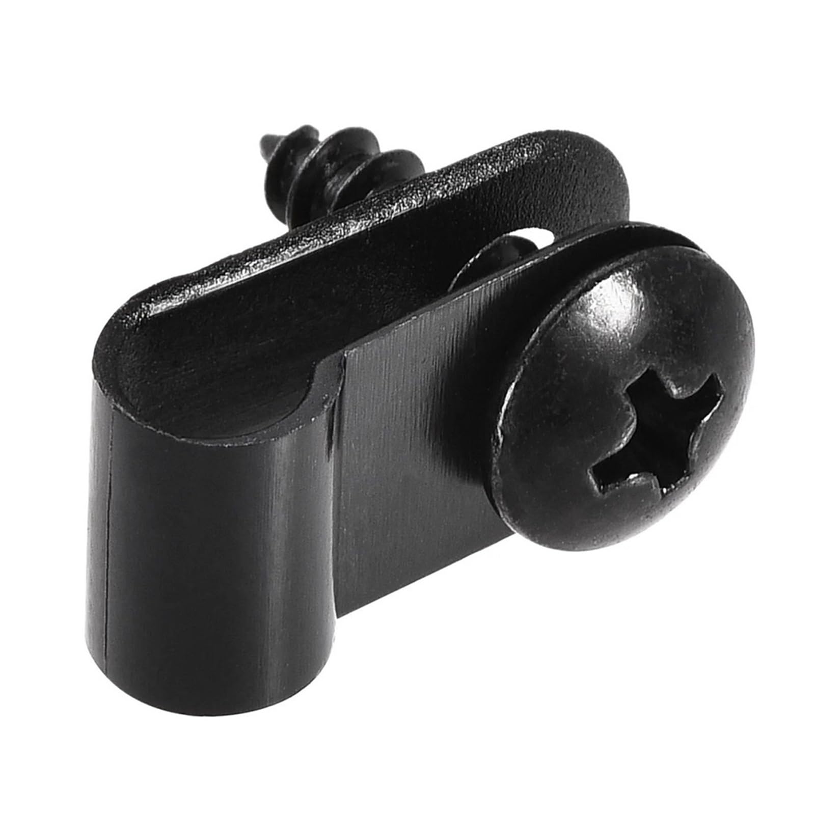 Rimmean 8.4Mm 50Pcs Nylon R Type Cable Clip Wire Clamp With Screws Black 5.3Mm/6.4Mm/8.4Mm/13.2Mm/16Mm/19Mm Organizer Cord Clips