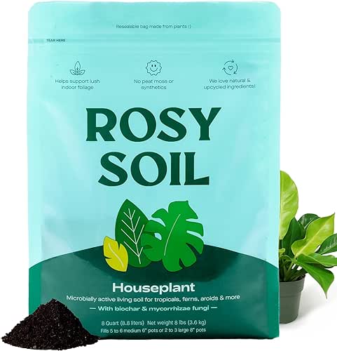 Rosy Soil Indoor Potting Soil for House Plants - Organic