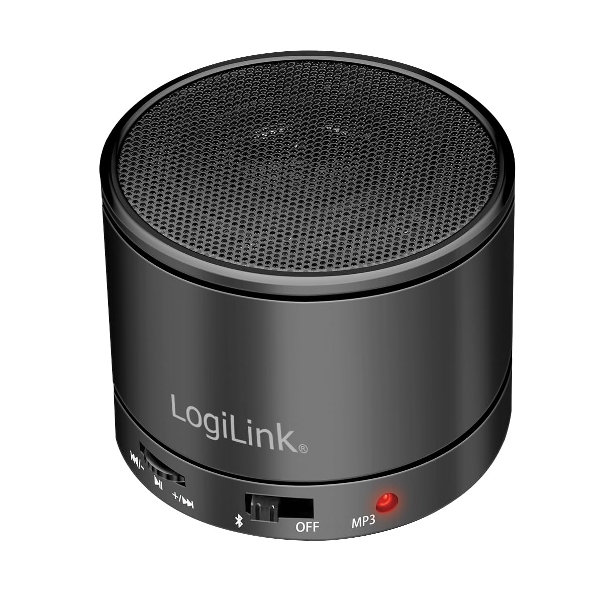 Logilink Bluetooth 5.3 Speaker with Built-in Microphone, FM Radio and MicroSD Card Reader - Black
