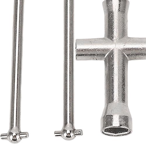 Miniatura 7 de Eje de transmisión de coche RC, eje de transmisión de automóvil a control remoto delantero y trasero, accesorio para automóvil SCY 116 16103 16201