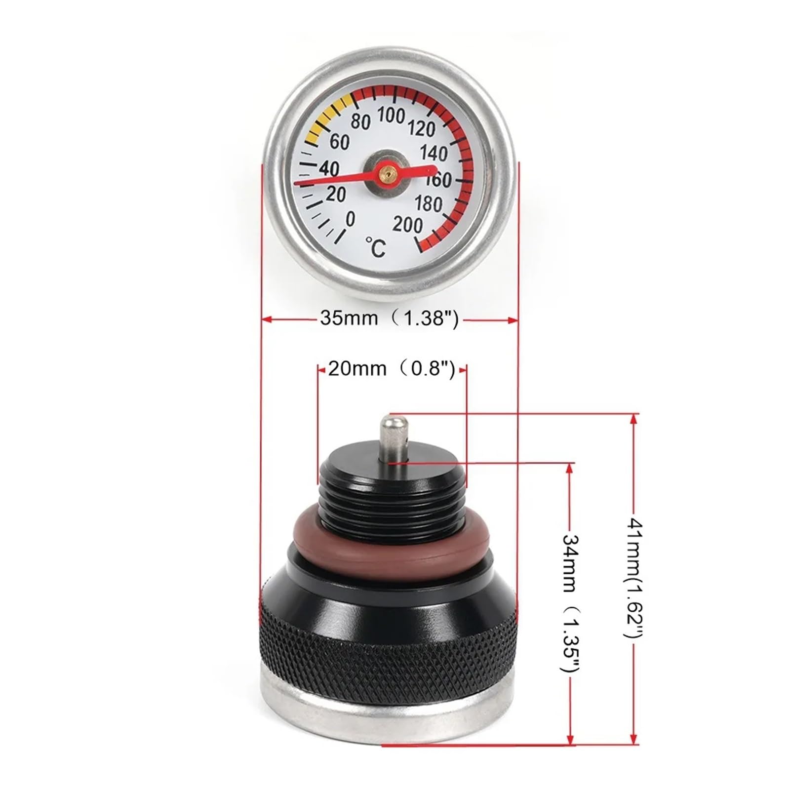 Moto Odómetro Tacómetro Medidor De Temperatura Aceite Motor para 650 (1987-1998), M30x1.5, M20x1. Velocímetro, Odómetro, Tacómetro Digital