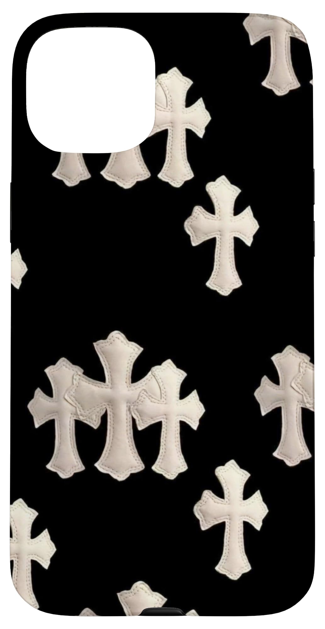 B&W Crosses Case for iPhone 15 Plus