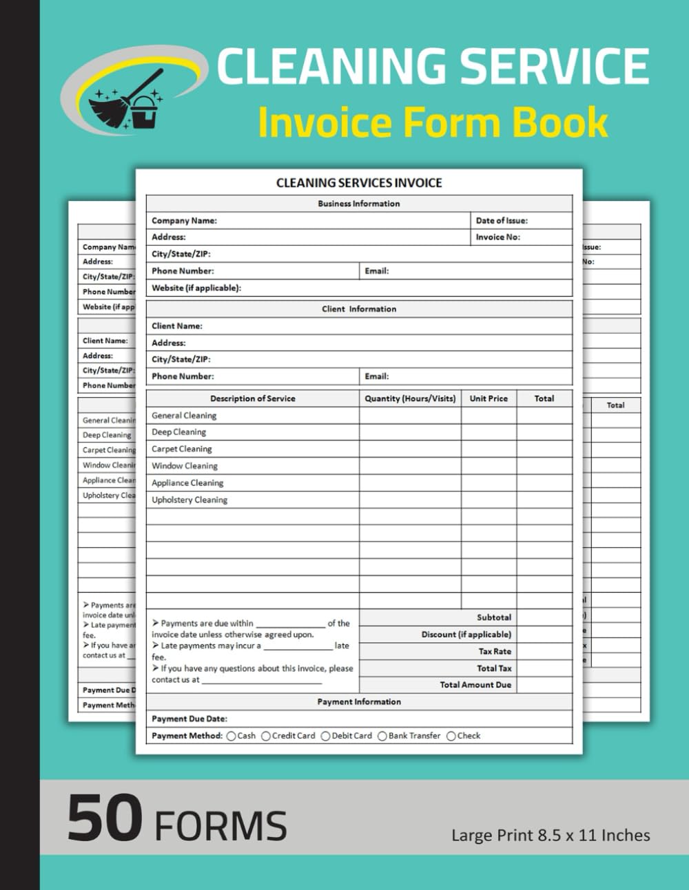 cleaning-service-invoice-form-book-cleaning-services-invoice-forms-for-residential-commercial-house-cleaning-50-forms-publishing-aich-sqm-amazon-com-books for Free Printable House Cleaning Invoice Cleaning Service Invoice Form Book: Cleaning Services Invoice Forms for Residential & Commercial House Cleaning | 50 Forms: Publishing, Aich.Sqm: Amazon.com: Books for Free Printable House Cleaning Invoice