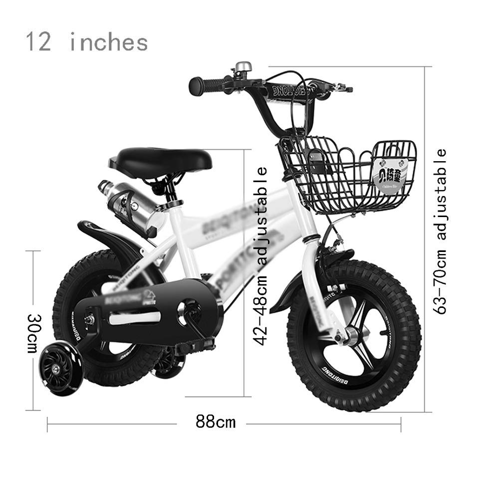 ZX- Children's Bicycle -Kids' Bike, Iron Storage Basket