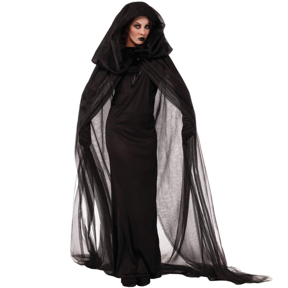 Ulalaza Disfraces de Mujer de Halloween Black Bat Fallen Angel Devil Vampire Witch Dress Accesorios de Cosplay Para Adultos — view 13