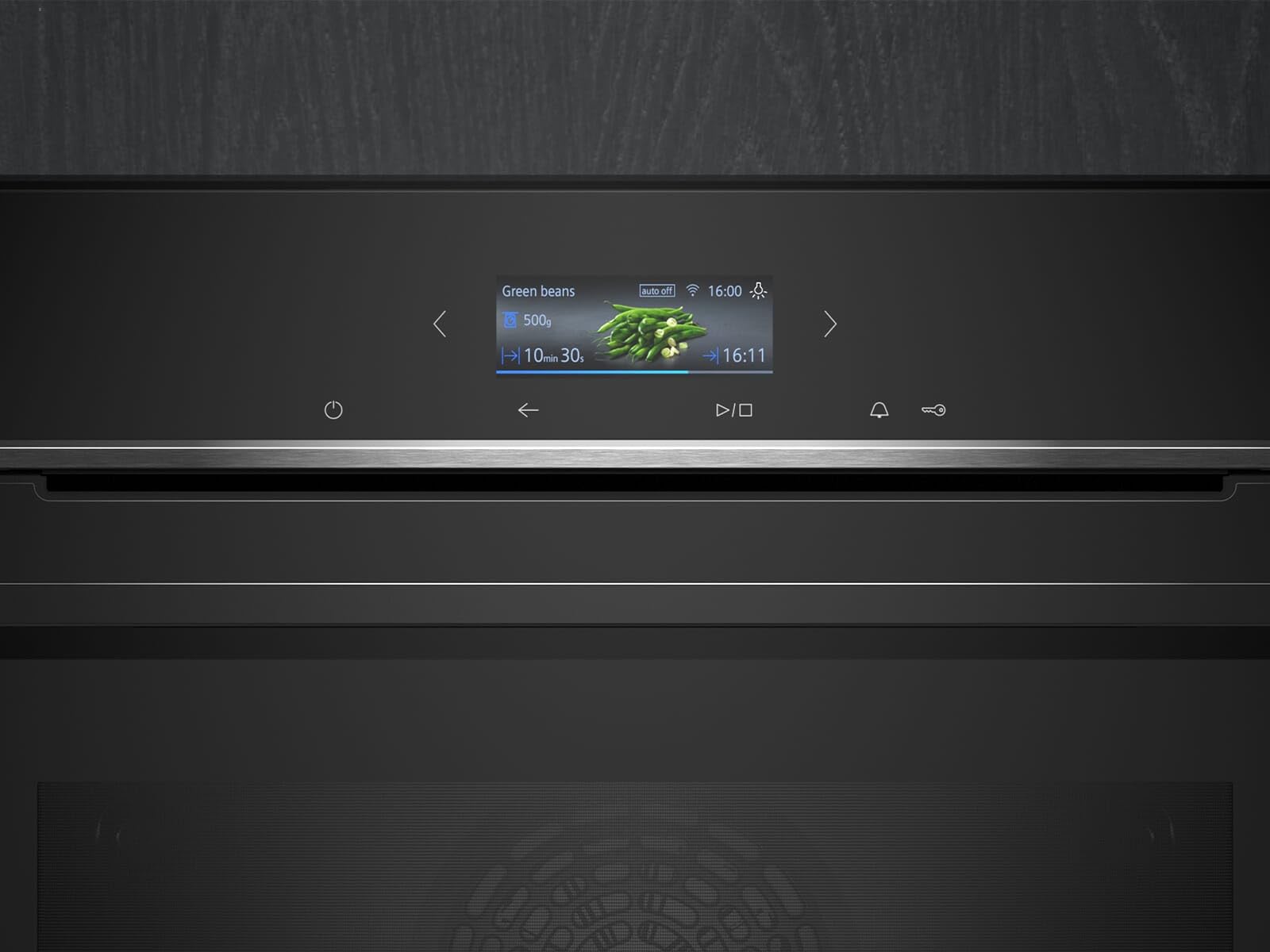 Siemens HB774G1B1, iQ700 Smarter Einbau-Backofen, 60 x 60 cm & EX875LYC1E iQ700 Induktionskochfeld (autark)
