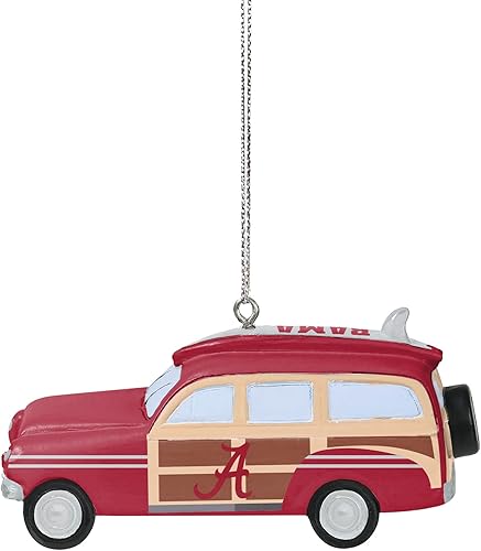 Miniatura 70 de FOCO NCAA Unisex-Adult NCAA College Team Logo Holiday Tree Station Wagon Ornament