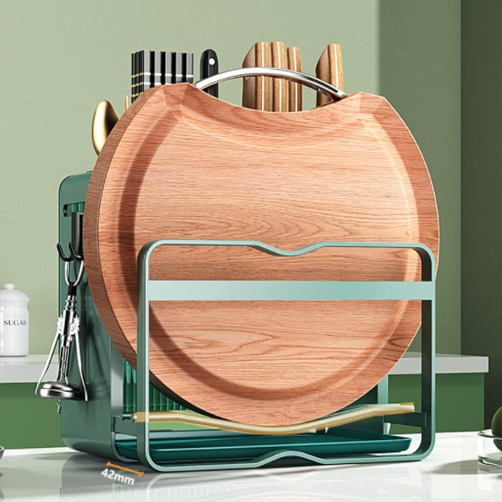 Rack Shelf Cutting Board Chopsticks Storage Chopping Kitchen Stainless Steel Cage