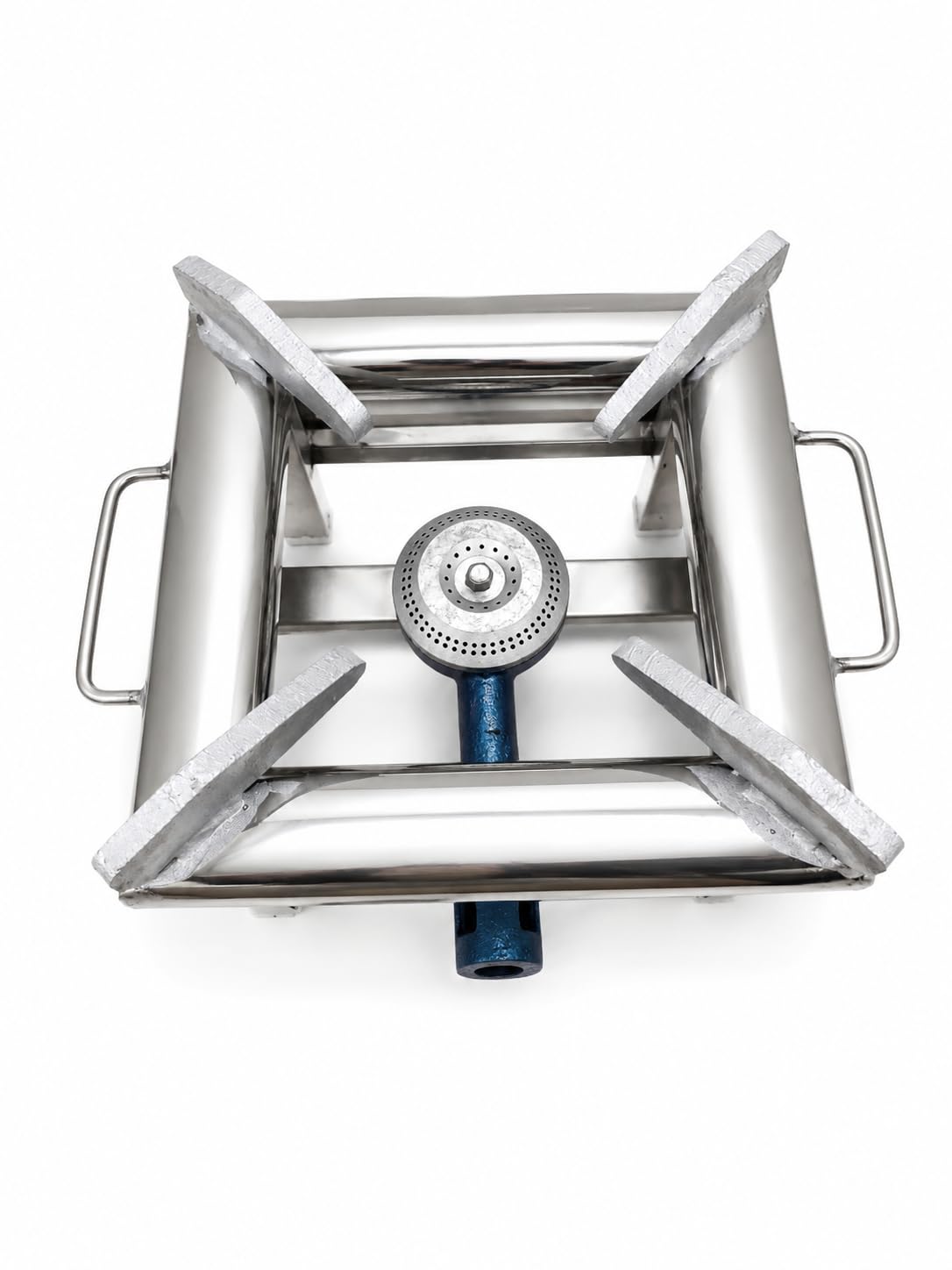 Single Burner Commercial LPG Gas Stove | Heavy Duty Stainless Steel Body with Cast Iron Pan Support | High Pressure Gas Burner for Catering, Hotel, Restaurant & Outdoor Cooking | Manual Ignition-picture-10