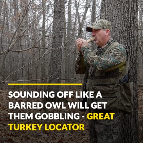 ESH Owl Call for Turkey Hunting – Pure Owl Hoot Turkey Calls for Hunting – Real Maple Wood Bird Call & Trapping Supplies – Perfect Turkey Call for Beginners & Pro Hunters – Turkey Hunting Gear - Thumbnail 2