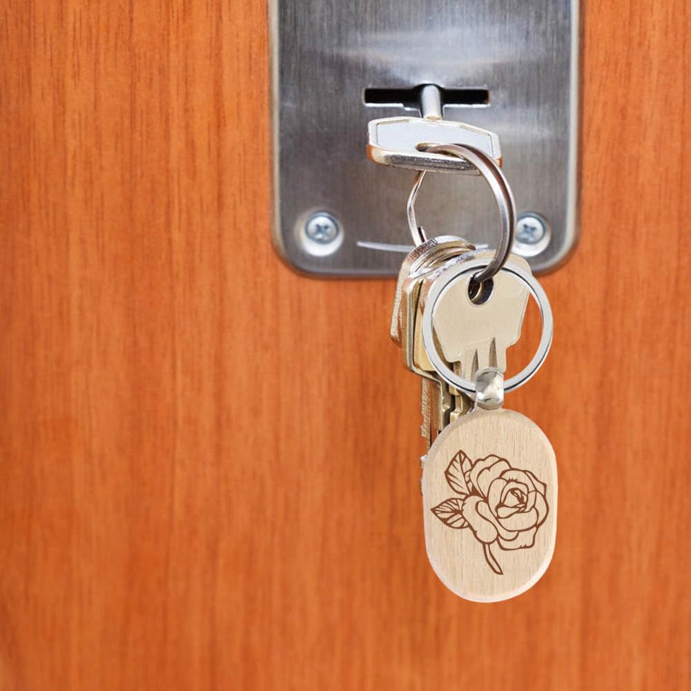 LIFKOME Lot De 8 Porte-clés Vierges à Transfert Thermique